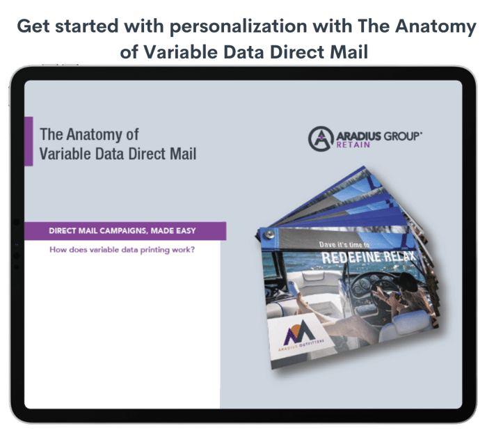 Download The Anatomy of Variable Data Direct Mail - Thank you