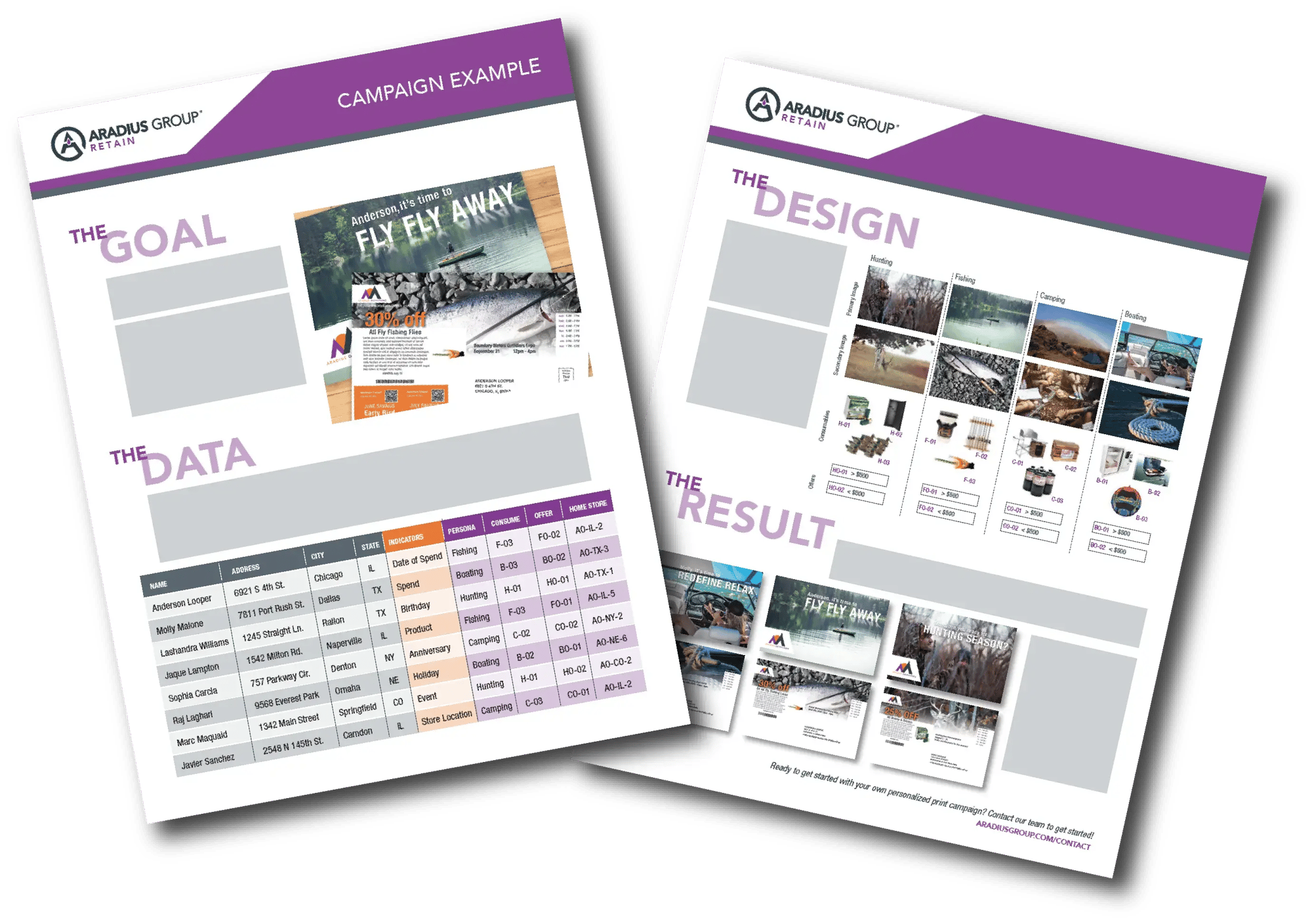 personalized-lp-print examples